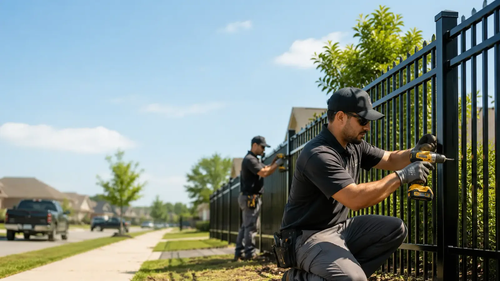 Metal Fence Installation in Richfield, WI